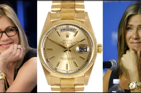Jennifer-Aniston-Rolex-Day-Date-118238-President-36mm-18ct-Yellow-Gold-Friends-Review-1-1