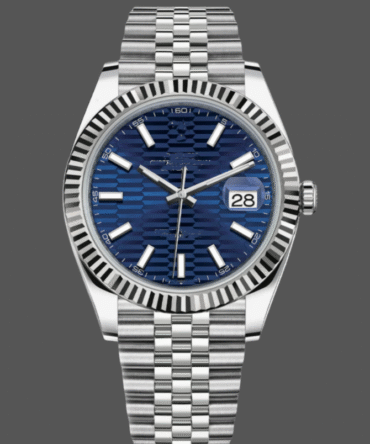 Replica Watch Pre owned Blue Motif Dial Jubilee Bracelet