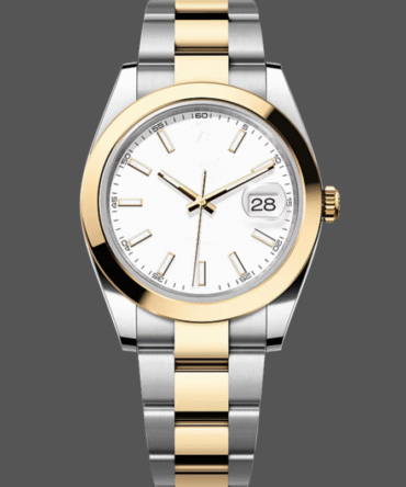 Replica Watch 303 0015 Two Tone White Dial Men's Watch
