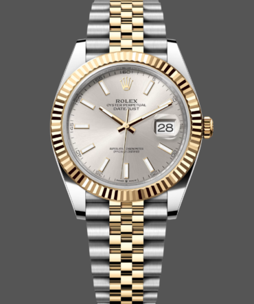 Rolex Datejust 41 Jubilee Bracelet Silver Dial M126333 0002 Men's Watch
