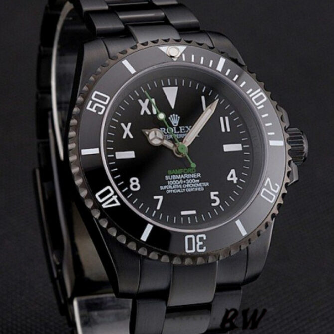 Rolex Submariner PR16233BBL Black Dial Automatic 41mm Mens Replica Watch