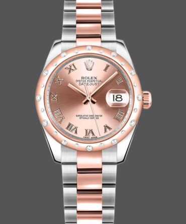 753341 Pink Roman Numeral Dial 31MM Lady Replica Watch