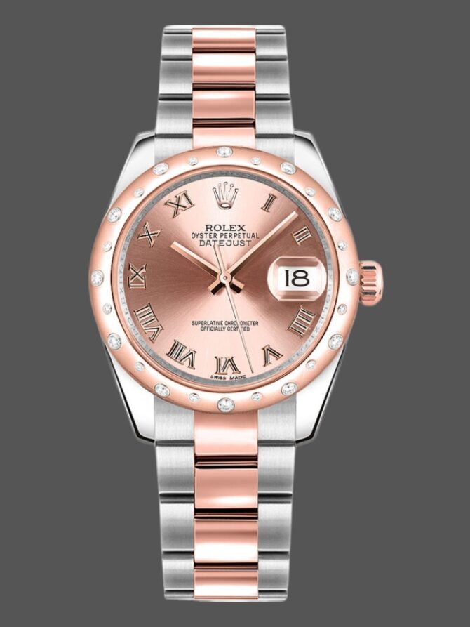 753341 Pink Roman Numeral Dial 31MM Lady Replica Watch