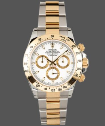 Rolex Daytona 116523 Stainless steel White Dial 40mm Mens Replica Watch