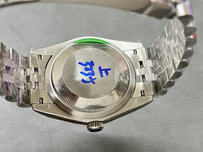 776234 Stainless Steel Fluted Bezel Black Roman Dial 36mm Mens Replica Watch