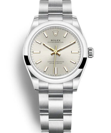 Replica Rolex Oyster Perpetual Lady 31mm Silver Dial 277200