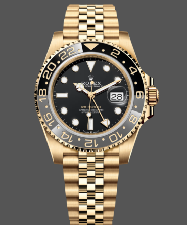 Rolex GMT Master II 40mm m126718grnr 0001 Oyster Bracelet Black Dial Mens Replica Watch