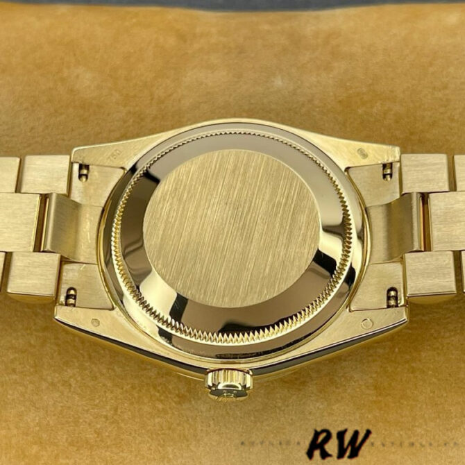 Replica Rolex Day-Date 118235 MOP Black Dial 36mm Unisex Watch