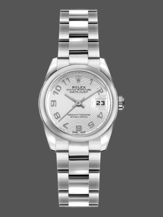 741265 Concentric Circle Silver Dial 26MM Lady Replica Watch