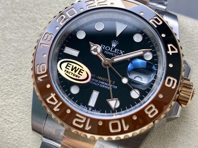 Rolex GMT-Master II 126711CHNR Black Dial 40mm Mens Replica Watch