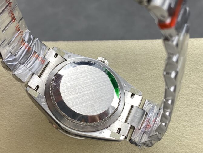 Replica Rolex Day Date 36 White Gold Diamond Bezel White Dial m128399tbr 0019
