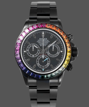 Rolex Rainbow Daytona 116520 DLC-PVD 40mm Black Men's watch