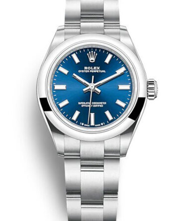 Replica Rolex Oyster Perpetual Lady 28mm Blue Dial 276200