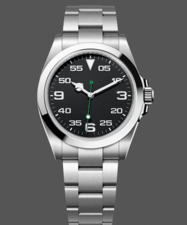 Replica Watch 16900 Stainless Steel Black Arabic Dial 40mm Mens