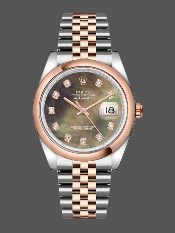 201 Black Mother of Pearl Dial 36mm Unisex Replica Watch