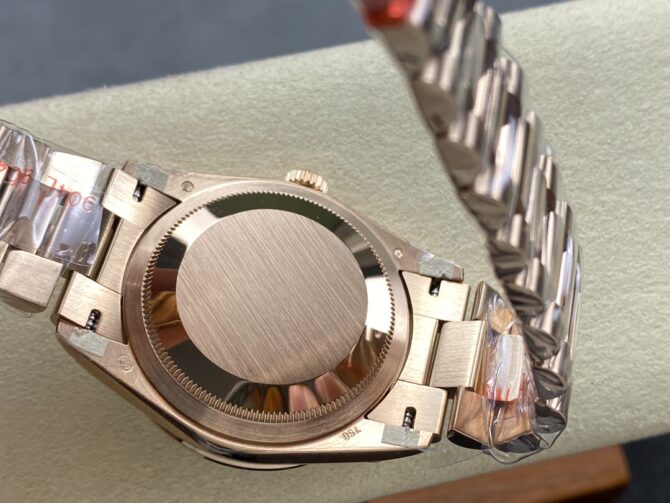 Replica Rolex Day-Date 128345RBR Slate Dial Everose Gold 36MM Unisex Watch