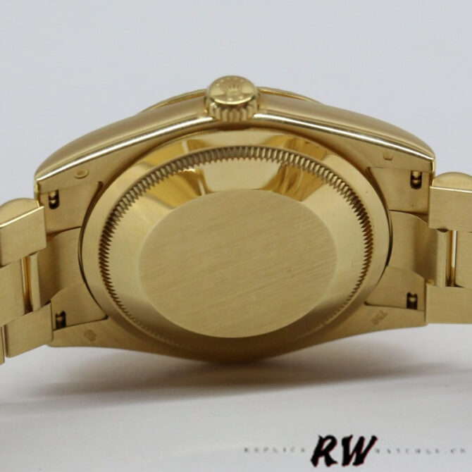 Replica Rolex Day-Date 118235 Fluted Bezel Chocolate Dial 36mm Unisex Watch