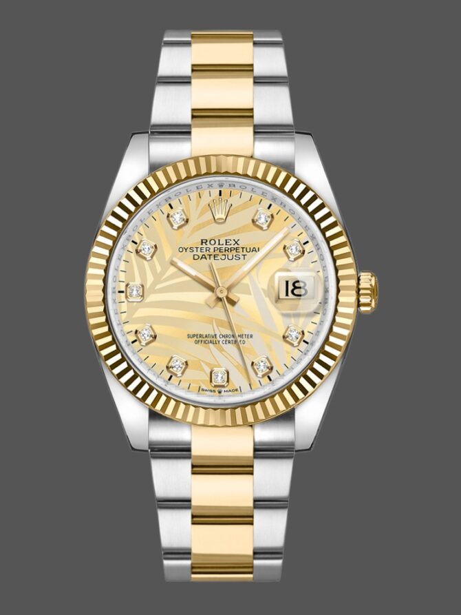 645633 Golden Palm Motif Dial 36MM Unisex Replica Watch
