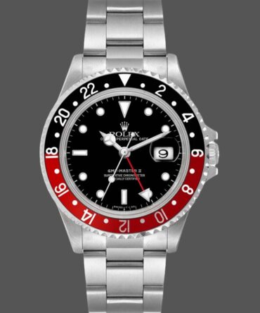 Rolex GMT-Master II 16710 Black Dial Black Red Coke Bezel 40MM Mens Replica Watch