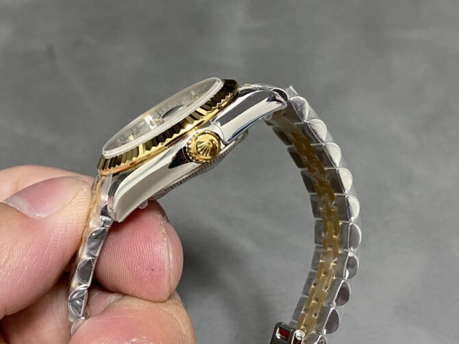 Rolex Datejust 279173 Mother Of Pearl Diamond Dial Fluted Bezel 28mm Lady Replica Watch