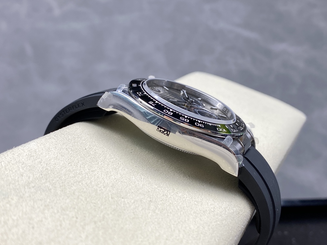 Rolex Daytona 126519LN 0006 40mm Silver Ghost Dial White Gold Oysterflex