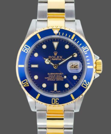 Rolex Submariner Date 16613 Blue Dial 40mm Mens Replica Watch