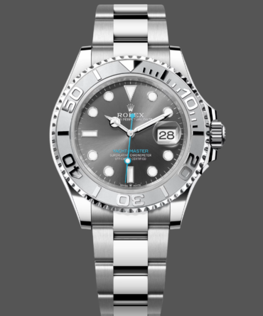 Rolex Yacht-Master 126622 Platinum Bezel Dark Rhodium Grey Dial 40MM Mens Replica Watch