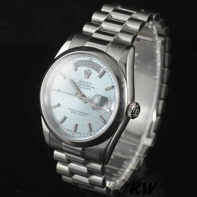 Replica Rolex Day-Date 118206 White Roman Numeral 36mm Unisex Watch