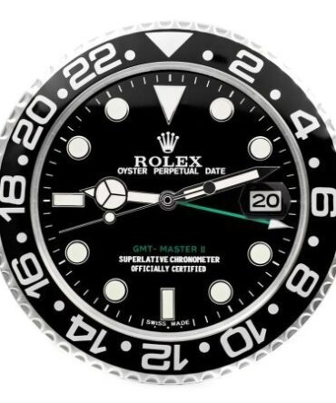 Rolex GMT Master Black Wall Clock