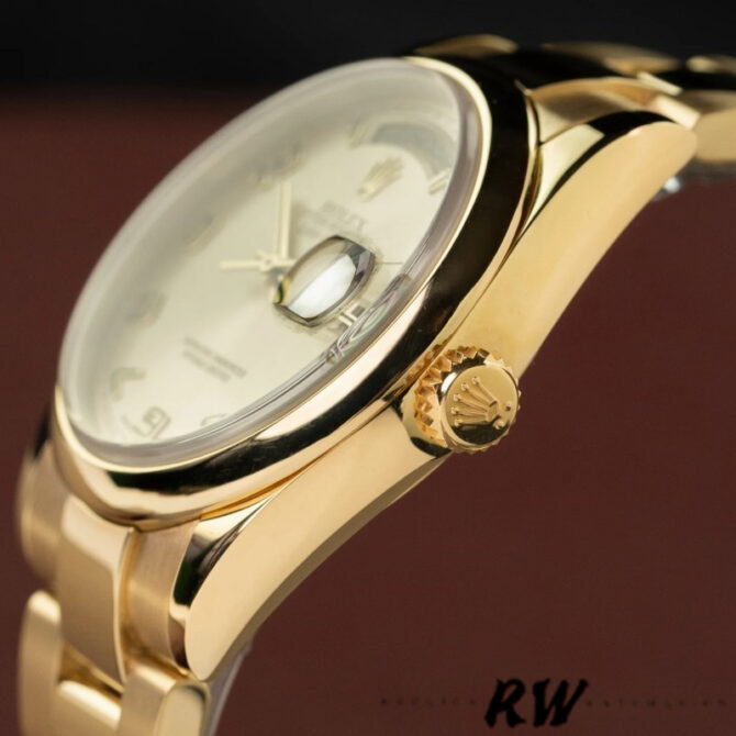 Replica Rolex Day-Date 118209 Black dial 36mm Unisex Watch