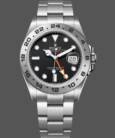 Rolex Explorer II m226570 0002 Stainless Steel Black Dial 42MM Mens Replica Watch