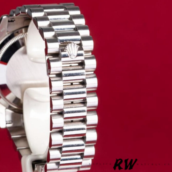 Replica Rolex Day-Date 118235 MOP Black Dial 36mm Unisex Watch