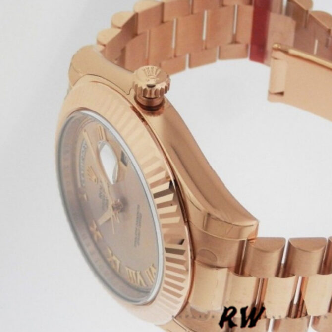 Replica Rolex Day-Date 118235 Rose Champagne Roman Dial 36mm Unisex Watch