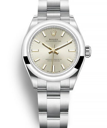 Replica Rolex Oyster Perpetual Lady 28mm Silver Dial 276200