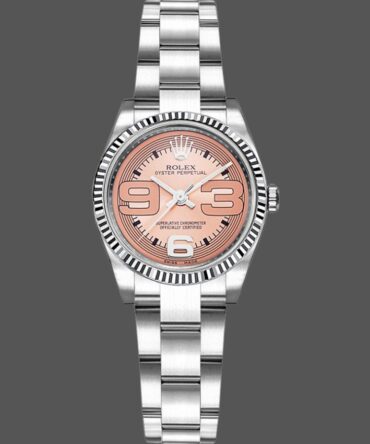 Rolex Oyster Perpetual 176234 Pink Maxi Arabic Numerals Dial 26MM Lady Replica Watch