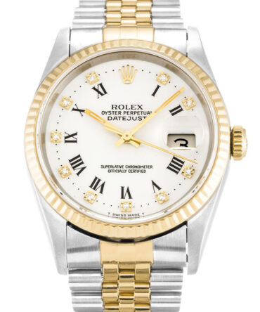 Replica Rolex Datejust 36mm White Dial 16233