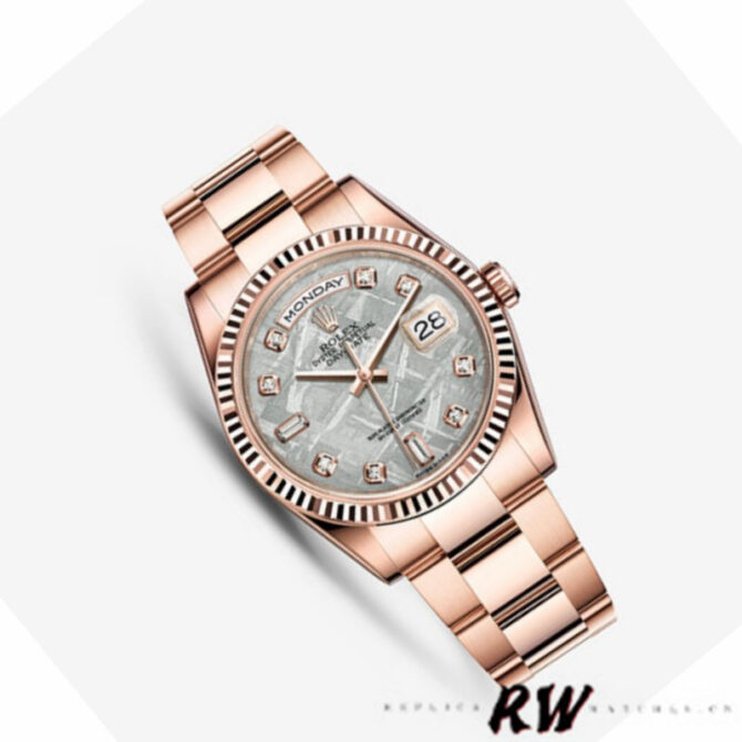 Replica Rolex Day-Date 118238 MOP White Dial 36mm Unisex Watch