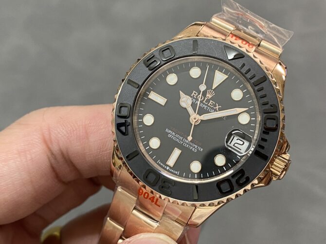 Rolex Yacht Master 37mm Black Dial Oyster Bracelet m268655 Watch
