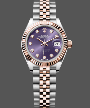 Rolex Datejust 28 Oystersteel and Rose Gold m279171 0015 Lady Watch
