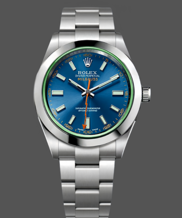 Rolex Milgauss 116400GV Stainless Steel Z-blue Dial 40mm Mens Replica Watch