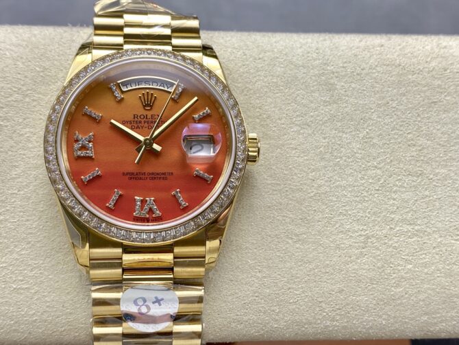 Replica Rolex Day Date 36 President Bracelet 128348RBR 0049 Unisex Watch
