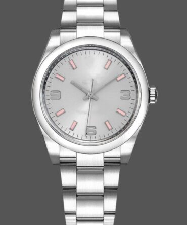 Replica watch 4200-06 Silver Dial Pink Baton 34mm Unisex