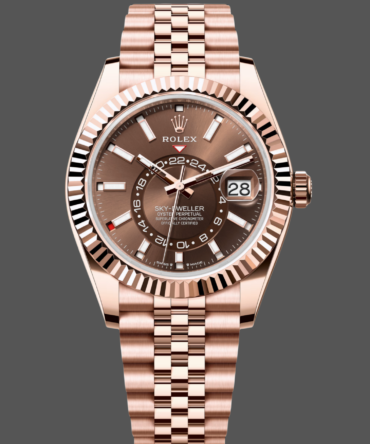 Rolex Sky Dweller 42 Everose Gold Chocolate Dial m336935 0006