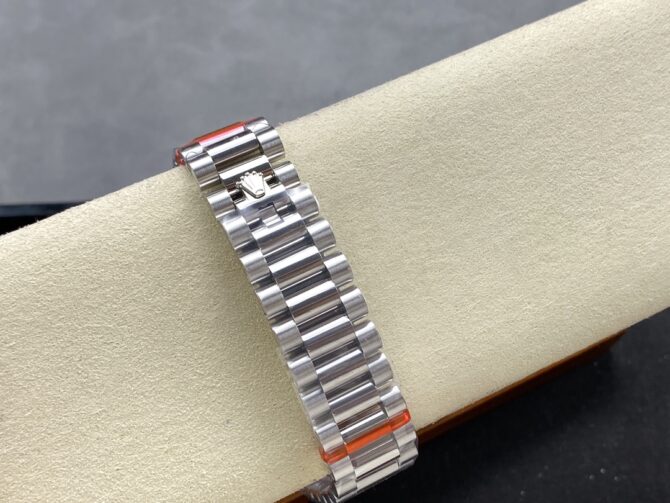 Replica Rolex Day Date 36mm Platinum and Diamonds Bezel 128396tbr 0004