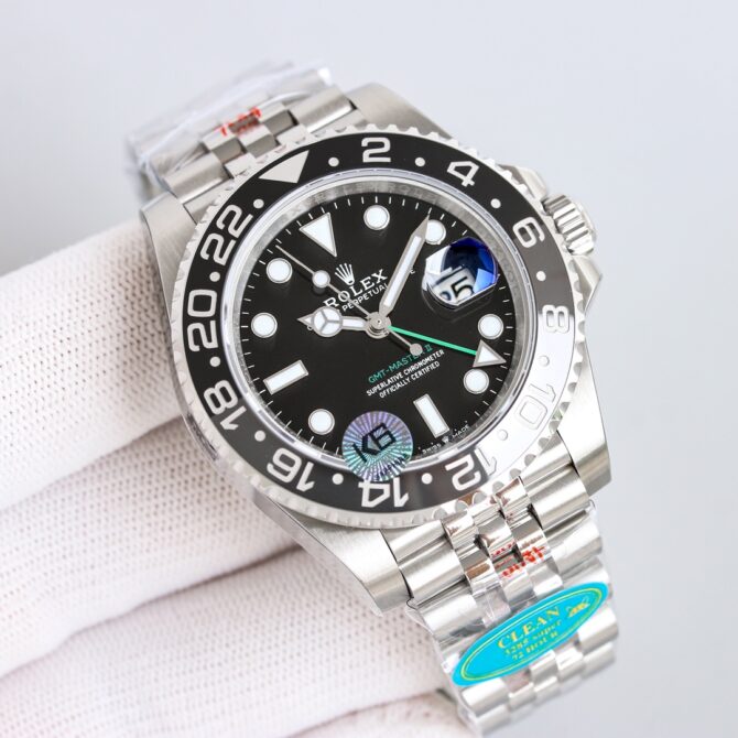 Rolex GMT-Master II 126710BLNR Black Dial Batman Bezel 40MM Mens Replica Watch