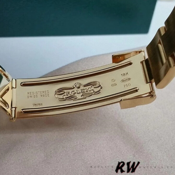 Rolex Yacht-Master 169628 Yellow Gold Blue Dial 29MM Lady Replica Watch
