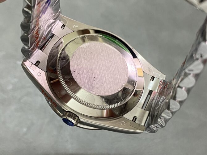 Replica Rolex Day-Date 40mm Platinum Ice Blue Arabic Dial Diamond Bezel 228396TBR Men's Watch