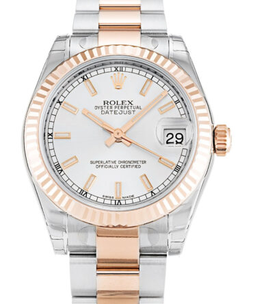 Replica Rolex Datejust Mid-Size 31mm Silver Dial 178271