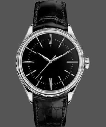Replica Watch 50509-03 Black Leather Strap Black Dial 39mm Mens