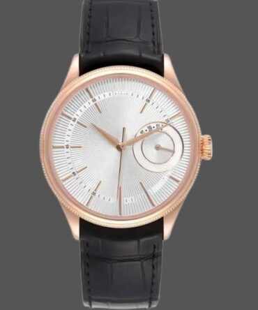 Replica Watch 50515 Rose Gold Silver Guilloche Index Dial 39mm Mens